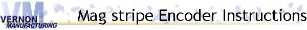 Prepaid Card Encoder Instructions